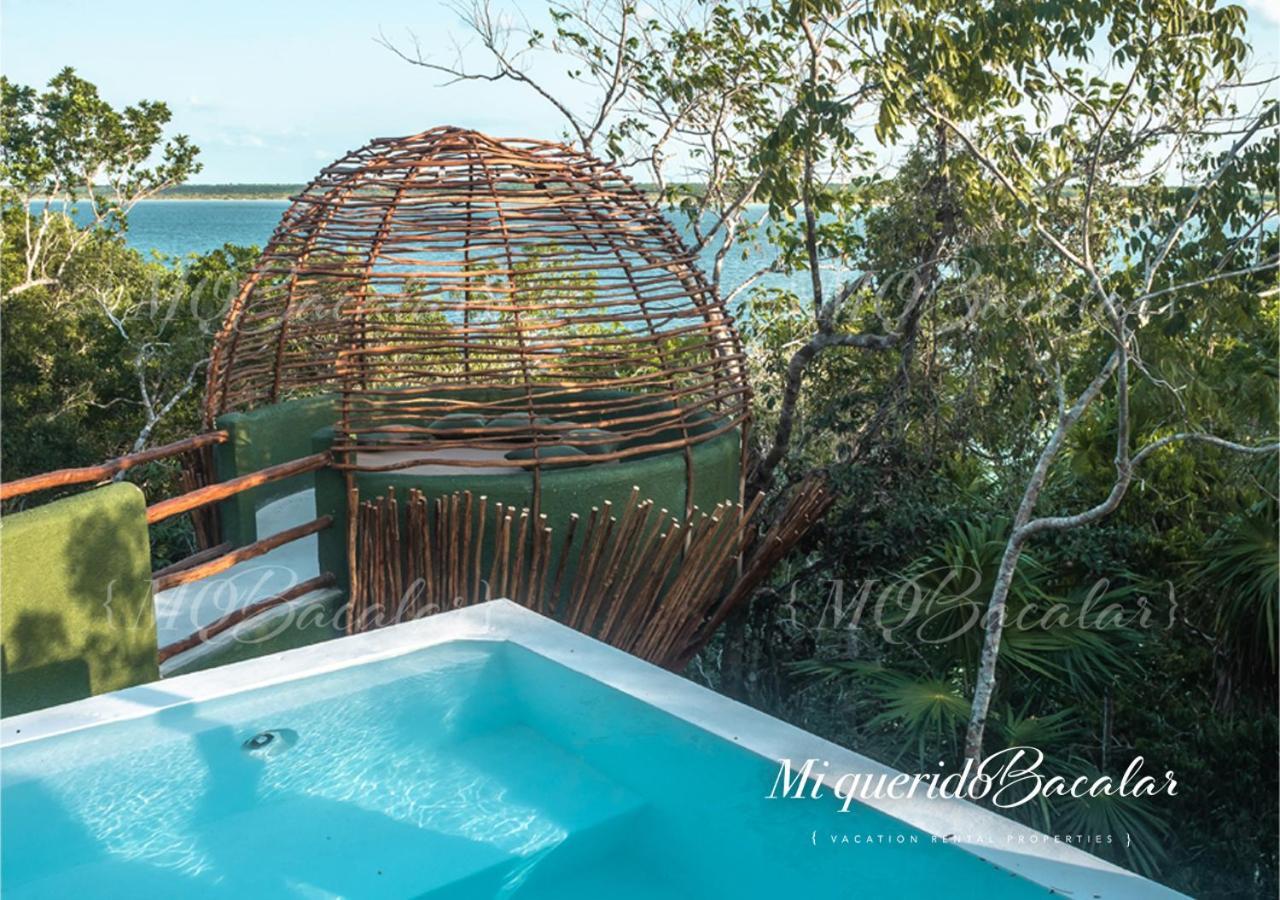 Casa Pibe, Private Jacuzzi, Pier And Rooftop Βίλα Bacalar Εξωτερικό φωτογραφία